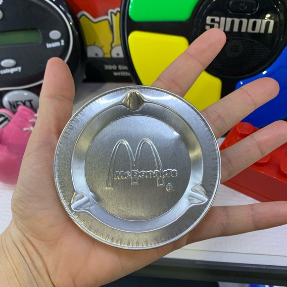 McDonald's Other Set Of 2 New Vintage Ashtrays Mcdonalds Tin